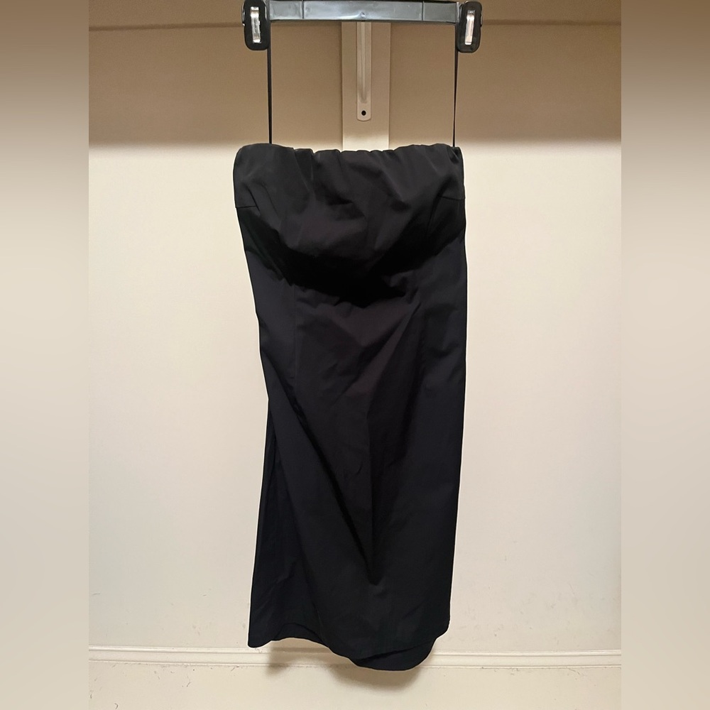 J Crew Elegant Black Strapless Dress